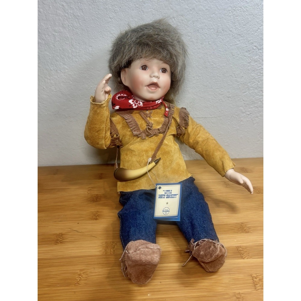 Vintage Little Davey‎ Crockett Edwin M. Knowles Porcelain Doll